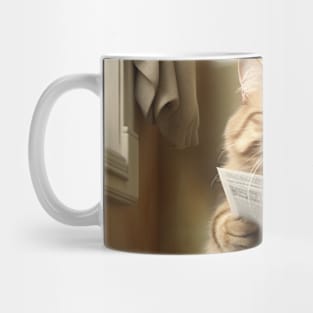 The Feline Newshound Mug